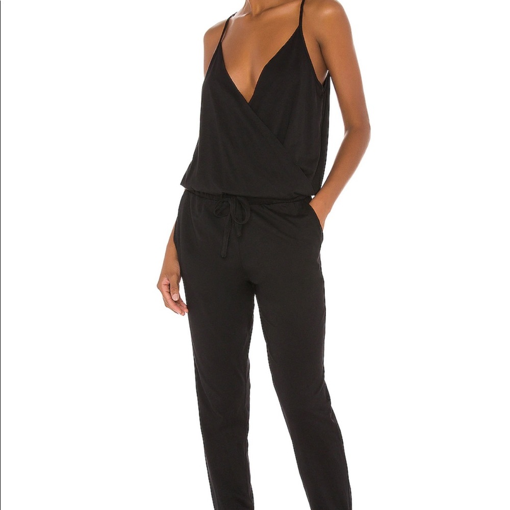 Revolve Bobi Los Angeles Blue Jumpsuit
